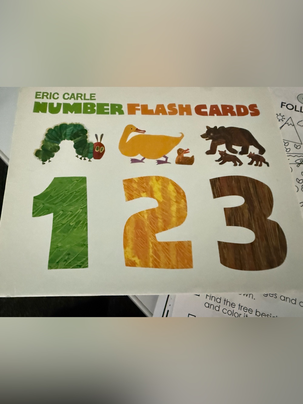 Eric Carle Number Flash Cards: 123 20 Sturdy Cards Preschool Education Complete
